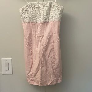 Lilly Pulitzer Franco Dress in Pink & White Gingham
